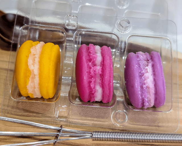 Macarons gourmands x3