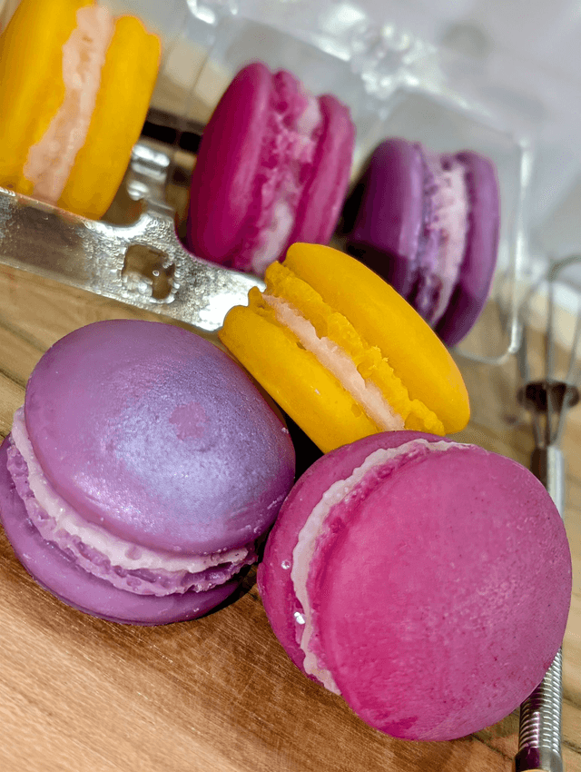 Macarons gourmands x3